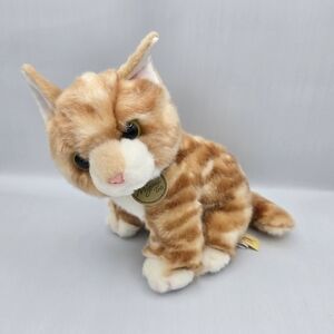 Aurora Miyoni Tots Orange Tabby Cat Kitten 9" Realisitic